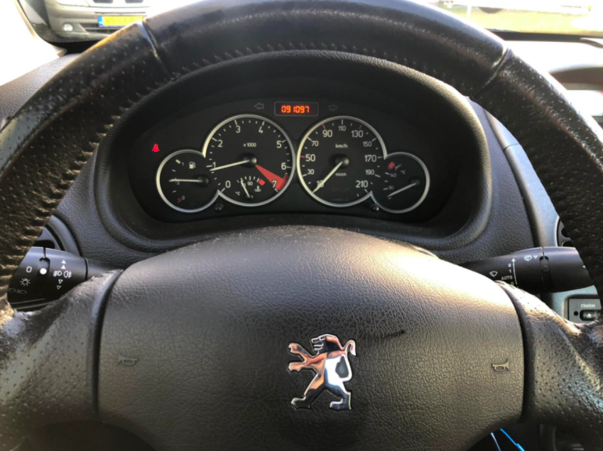 Peugeot 206 cc Roland Garros uit 2005