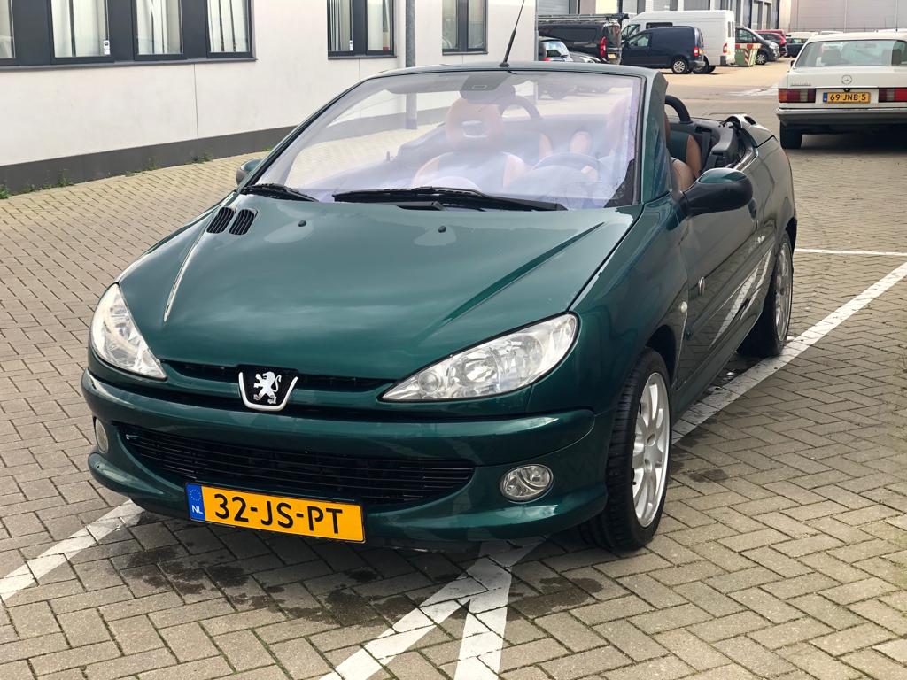 Peugeot 206 cabrio Roland Garros uit 2002